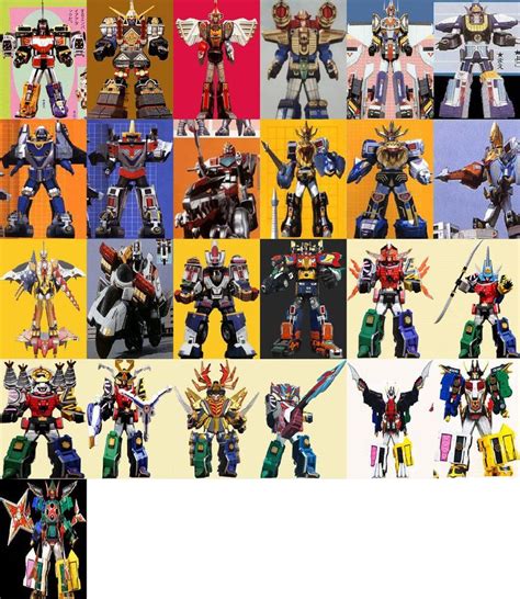 megazord|list of power rangers megazord.